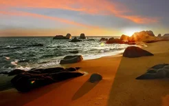 海南昌江棋子湾小众惊艳的海南西线，向往的生活拍摄地，海水媲美帕劳、塞班，拥有醉美日落（一）